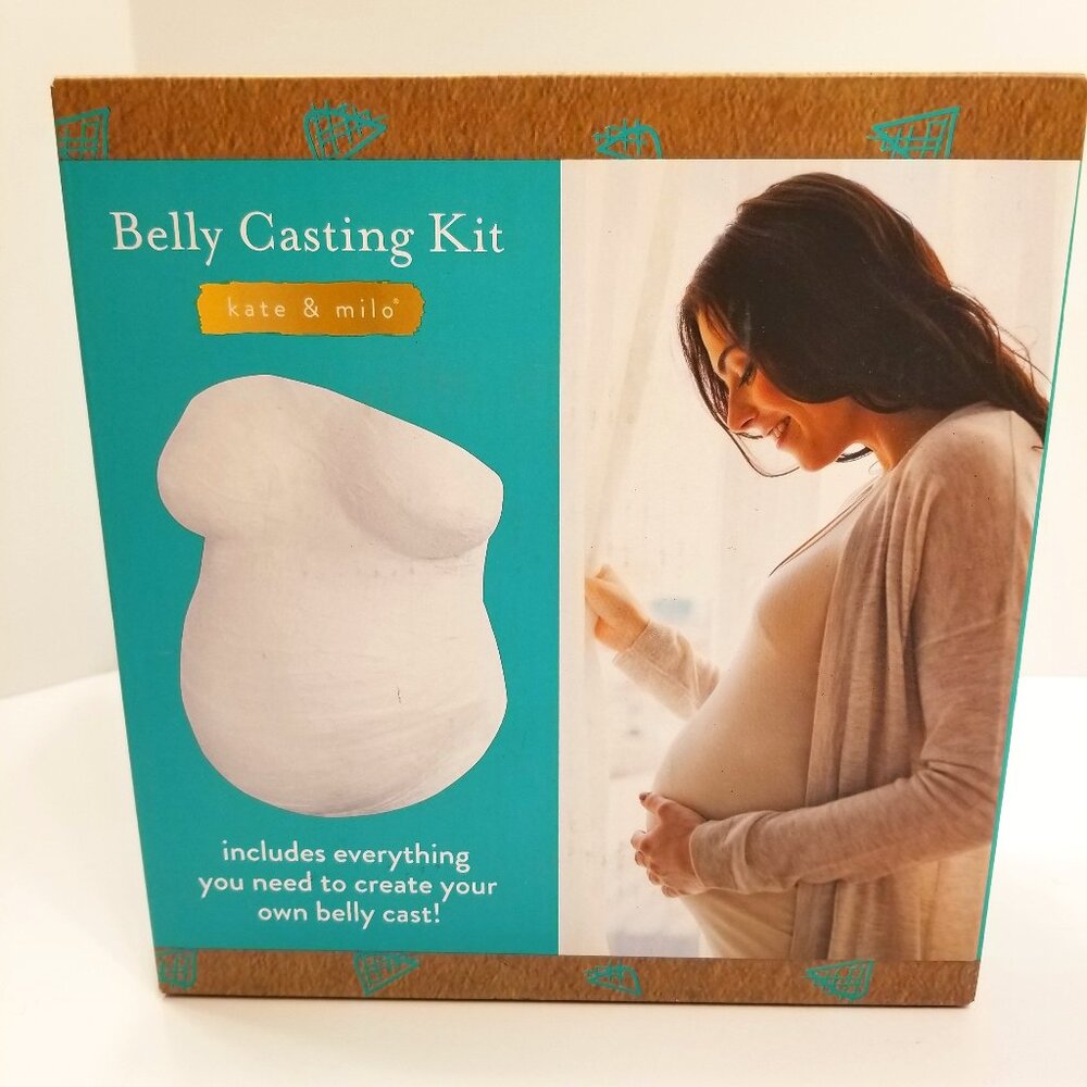 Kate & Milo Belly Casting Kit, Pregnancy Keepsake Making Kit, Easy To Make DIY